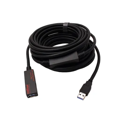 Obrázek produktu pro ROLINE 12.04.1070, 10 m, USB A, USB A, USB 3.2 Gen 1 (3.1 Gen 1), 5 Gbit/s, Černá