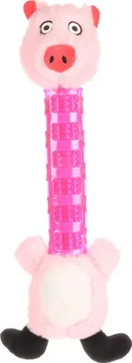 Produktbild von Flamingo Hundespielzeug Necki Schwein rosa