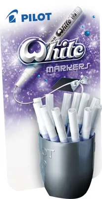 Produktbild von PILOT Permanent Marker Super Color weiß 24 er Display