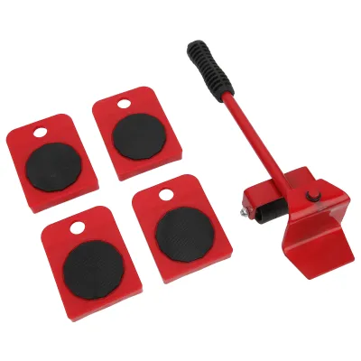 Immagine prodotto di Traslocatore di mobili, sollevatore di mobili, cuscinetto di scorrimento facile, traslocatore per impieghi gravosi, rullo per mobili, strumento per il trasporto di mobili