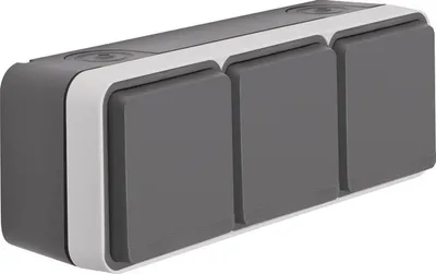 Produktbild von Berker 3fach-Steckdose lgr 6768833515