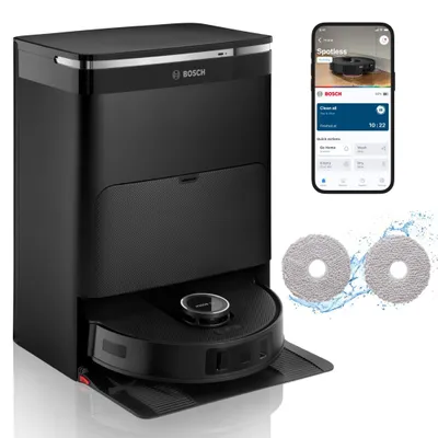Obrázek produktu pro Bosch BCRDW3BAB, Bezsáčkové, Černá, Kulatý, Prachový sáček, 0,275 l, 3 l