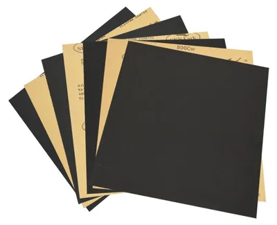 Produktbild von Schleifpapier 230x280mm Nass Trocken 32 Stück Körnung 400/600/800/1000 Siliziumkarbid