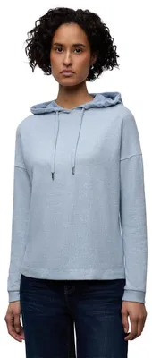 Produktbild von Street One Damen Melange Hoodie Shirt