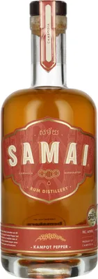 Image de Samai Kampot Pepper Spiced Rum 41% Vol. 0,7l