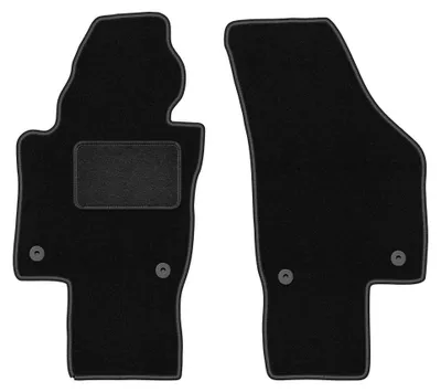 Immagine prodotto di Tappetini anteriori in moquette per Volkswagen Passat B6 / B7 USA 2005-2014 (berlina/station wagon) – 2 pezzi, neri, su misura – Wielganizator LUX