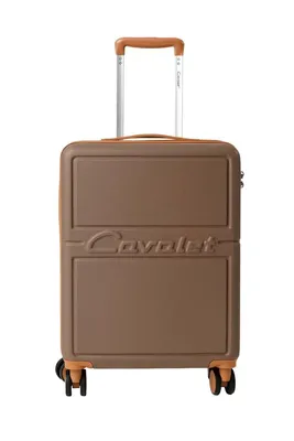 Produktbild von Braune Koffer 55 cm, Handgepäck Hartschalenkoffer Trolley Cavalet - Bowatex