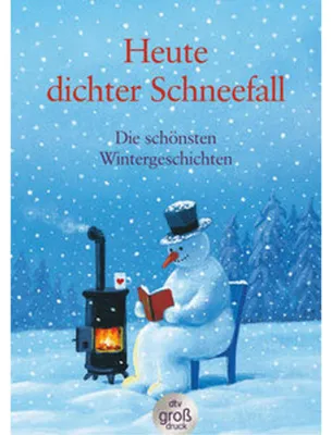 Immagine prodotto di Heute: dichter Schneefall. Großdruck