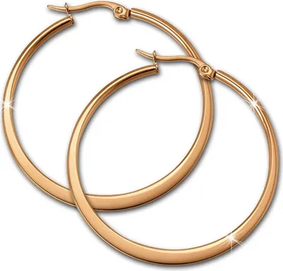 Produktbild von Amello Edelstahl 333er Rosegold vergoldet Damen Ohrschmuck rosegold ESOS74E