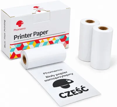 Obrázok produktu pre Samolepiaci termálny papier pre Phomemo M02 M02Pro M03AS M04S M04AS rolka