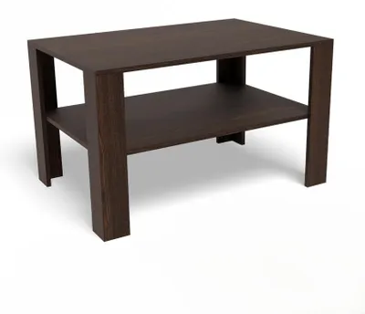 Zdjęcie produktu dla Stolik Kawowy Ława Nowoczesna Do Salonu Pokoju Biura 100x68cm Wenge