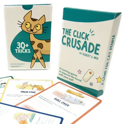 Image de OutdoorBengal : Le Guide du Jeu de Cartes "La Croisade du Clicker" (Guide pour l'entraînement des chats avec le clicker)