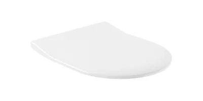 Produktbild von Villeroy & Boch V&B WC-Sitz ARCHITECTURA SlimSeat Scharniere aus Edelstahl weiß