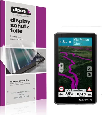 Image de 2x Film de protection d'écran pour Garmin zumo XT3 4.7 Zoll protecteur clair dipos