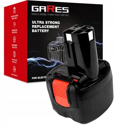 Obrázek produktu pro Gares Sada článků pro repasi akumulátoru Bosch 2607335707 2607335461 | 9,6 V 1.5 Ah Inny | Výměnný balíček pro nářadí | Vysoký výkon Gares®