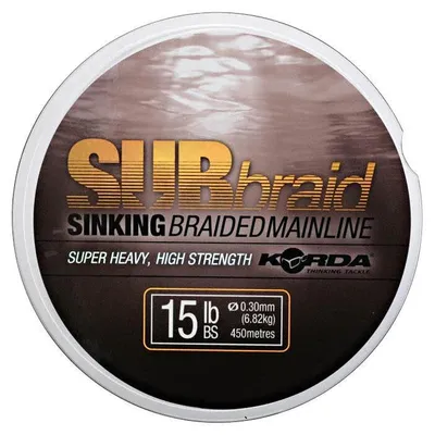 Productafbeelding van Angelschnur Subbraid (groen, 450 m), diameter: 0,30 mm