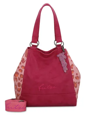 Immagine prodotto di Fritzi aus Preußen borsa shopper borsa a tracolla Joy01 Vintage Mix Shopper Pink Brick mirtillo rosa