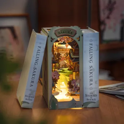Produktbild von Falling Sakura Diorama Rolife Book Nook