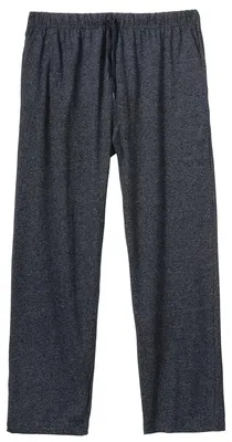 Produktbild von Adamo leichte Homewear-Hose blau melange Übergröße