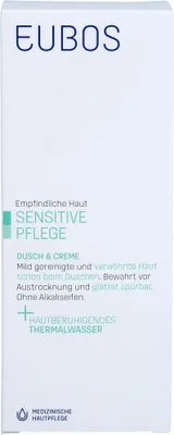 Image de EUBOS SENSITIVE DOUCHE & CREME Recharge, 200 ml de solution