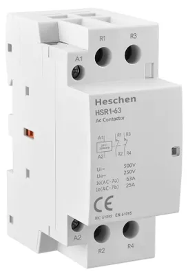 AC-Schütz 63A 2-polig 2 NC 24V DIN-Schiene