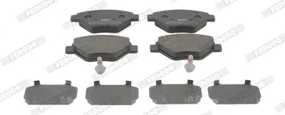 Produktbild von FERODO Bremsbeläge Satz Vorne für RENAULT MEGANE II (BM0/1, CM0/1) FDB1409