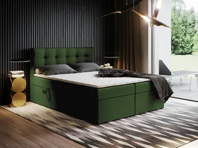 Produktbild von Boxspringbett mit Bettkasten Ewora 160x200 cm Polsterbett, Bettgestell, Doppelbett, Stauraum, Schlafzimmer