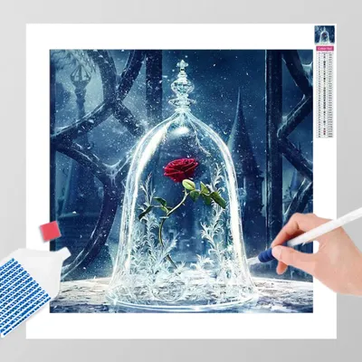 Produktbild von Diamont Painting Kits, DIY 5D Vollrundbohrkristall Crystal Diamond Painting, Farbige Augen Diamant Painting Kinder Arts Craft für Home Wand-Decor 30 x 30 cm