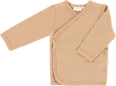 Produktbild von DAY Wickelshirt - Mokka - Gr. 74/80 | Hübsche Babykleidung