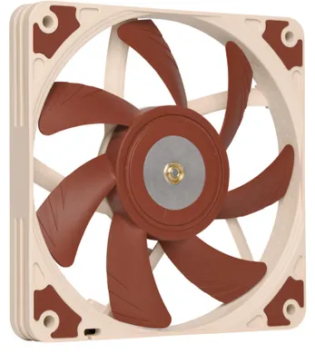 Produktbild von Noctua NF-A12x15 PWM, Ventilator, 12 cm, 450 RPM, 1850 RPM, 94,2 m³/h, Beige, Braun