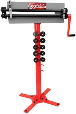 Obrázek produktu pro Stroj na vytváření drážek SKM470S: Ocel: 0,8 mm, nerezová ocel: 0,5 mm, pro studené tváření