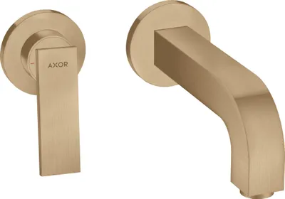 Produktbild von Fertigmontageset AXOR CITTERIO f Unterputz-Einhebel-Waschtischmischer H Hebelgriff brushed bronze
