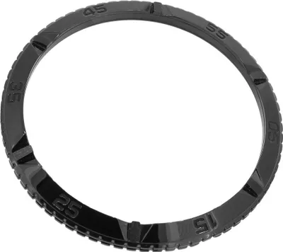 Produktbild von Lotus Lünette | Edelstahl schwarz Uhrenlünette | 18103