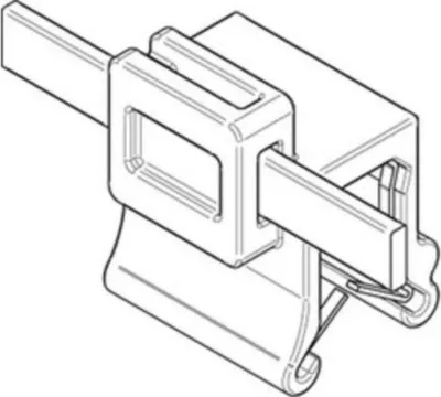 Image de Lanières de fixation avec Edgeclip PA66HS noir 4,6 x 200 S-A S 500 pcs