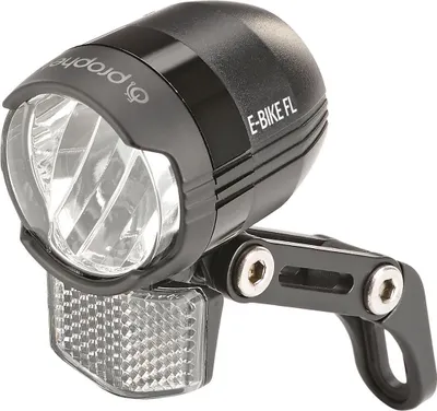 Zdjęcie produktu dla Reflektor rowerowy Prophete 100 LUX/60 Lux z diodami LED OSRAM | Światła drogowe i mijania | Zintegrowany odbłyśnik
