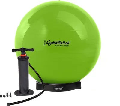 Produktbild von Original Pezziball STANDARD m. Standpumpe und Ballschale - apfelgrün