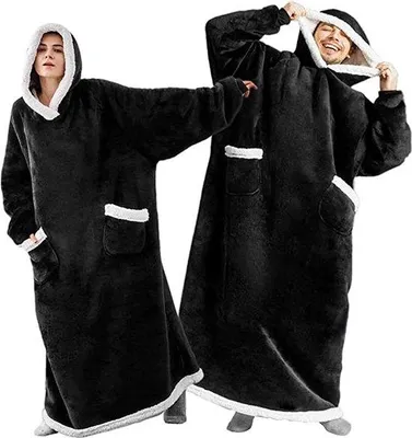 Immagine prodotto di Felpa con cappuccio oversize da donna e da uomo