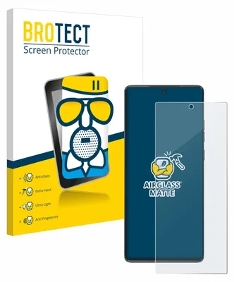 A product shot of a screen protector packaging and the screen protector itself.