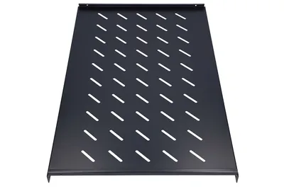 Produktbild von Extralink 1u 750 mm černá | 19" police, 752 x 472 mm, pro skříně o hloubce 1000 mm