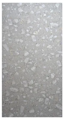 Produktbild von Home Deluxe SPC Wandpaneele EDA  – SPC 244x120 pro Paneel - 2er Set - Terrazzo Hellgrau Hochglanz | Einfache Installation & Wasserfest, UV-beschichtet