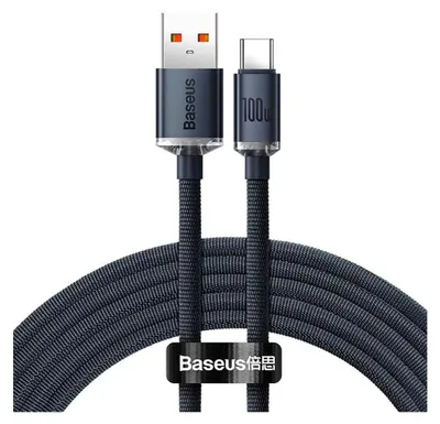 Produktbild von Baseus CAJY000501, 2 m, USB C, USB A, 0,48 Gbit/s, Schwarz