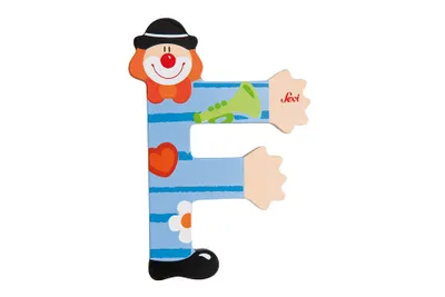 Produktbild von Sevi Buchstabe Clown f: 10 cm (81742)