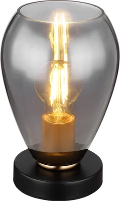Produktbild von Globo Lighting Tischleuchte Metall schwarz matt, 1x E27