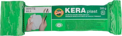 Immagine prodotto di Argilla da modellare KOH Keraplast polimerizzabile all'aria 300g bianco