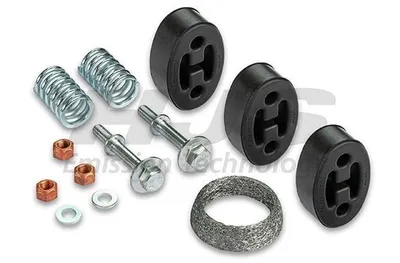 Produktbild von HJS 82 43 8176 Montagesatz Auspuffanlage Abgasanlage für HONDA CIVIC VI Fastback (MA, MB) CIVIC VI Aerodeck (MB, MC) Concerto Schrägheck (HW, MA)