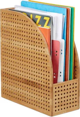 Produktbild von Stehsammler XL Bambus, A4, extrabreit, Natur