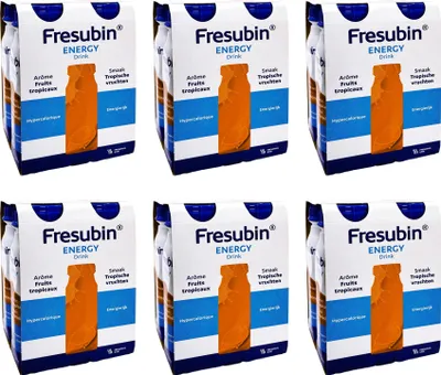 Produktbild von Fresubin ENERGY Drink Multifrucht | Trinknahrung hochkalorischer Energy Drink Multifrucht 6x4x200ml Trinkflasche