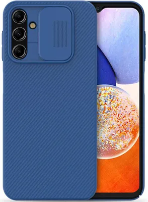 Produktbild von Nillkin Camshield Fall Für Samsung Galaxy A14 5G / Galaxy A14 Kamera Abdeckung Blau
