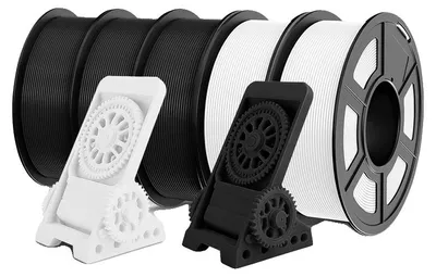 Obrázek produktu pro 3D tiskový filament, materiál ABS, průměr 1,75 mm, ABS, barva: 2 bílá, 1 černá