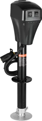 Zdjęcie produktu dla VEVOR Elektryczny podnośnik do przyczep, 2267 kg, stojak do przyczep RV, skok 255-860 mm, do przyczep, kamperów i przyczep kempingowych, czarny